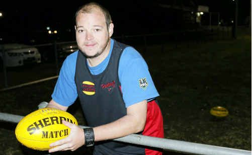 Redbacks player Mark Mills will celebrate his 100th game for the AFL Redbacks this weekend. Redbacks player Mark Mills will celebrate his 100th game for the AFL Redbacks this weekend.